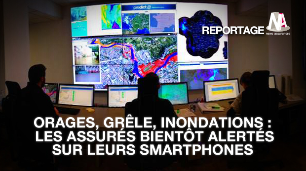 Assurance auto/habitation : Bientôt une alerte sur smartphone en cas d'orage ou d'inondation